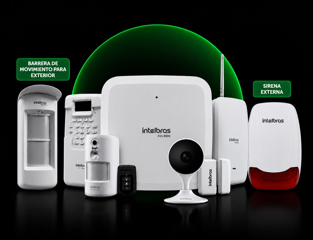 Kit Empresarial Total - Sistema de alarma Intelbras
